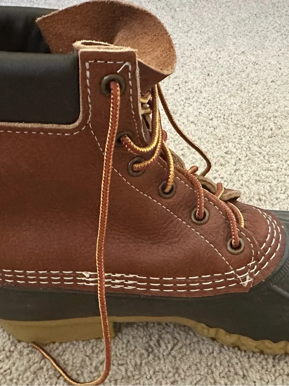 L.L. Bean Men’s Brown and Black Rain & Snow Boots